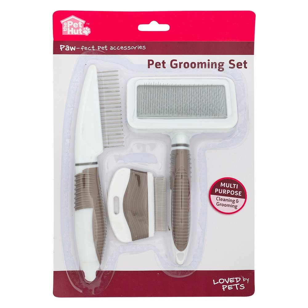 Pet Hut Pet Grooming Set 3 Pack