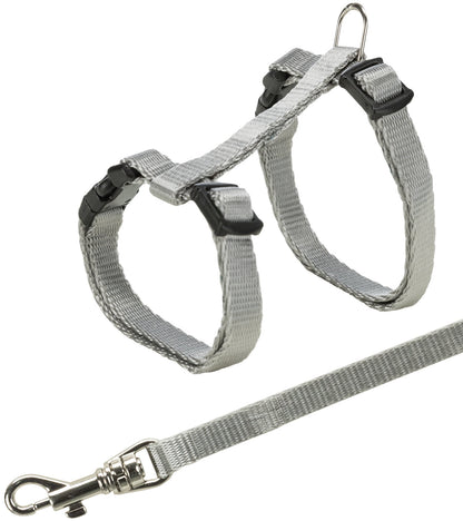 Kitten Harness With Leash Pink 19-31cm 1.2m