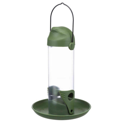 Wild Bird Seed Feeder With Plate 22cm Plastic