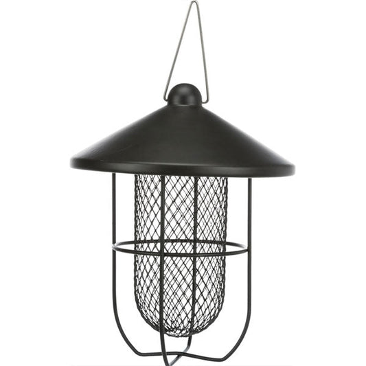Wild Bird Peanut Feeder Black 700ml 19cm