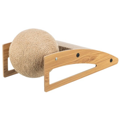 Trixie Scratching Ramp With Jute Ball Eco Friendly Cardboard Base